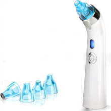 5-Speed Rechargeable Vacuum Pore Cleaner with 4 Suction Heads