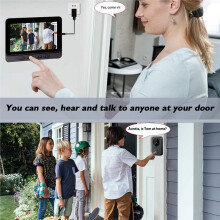 WiFi Wireless Video Doorbell Two-Way Outdoor 1080P HD Cam Wireless Intercom Voice Home Waterproof Doorbell