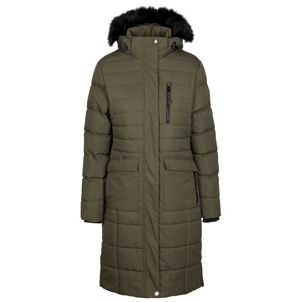 Trespass Women's Casual Jacket Sasha Green Size 10 - Image 3