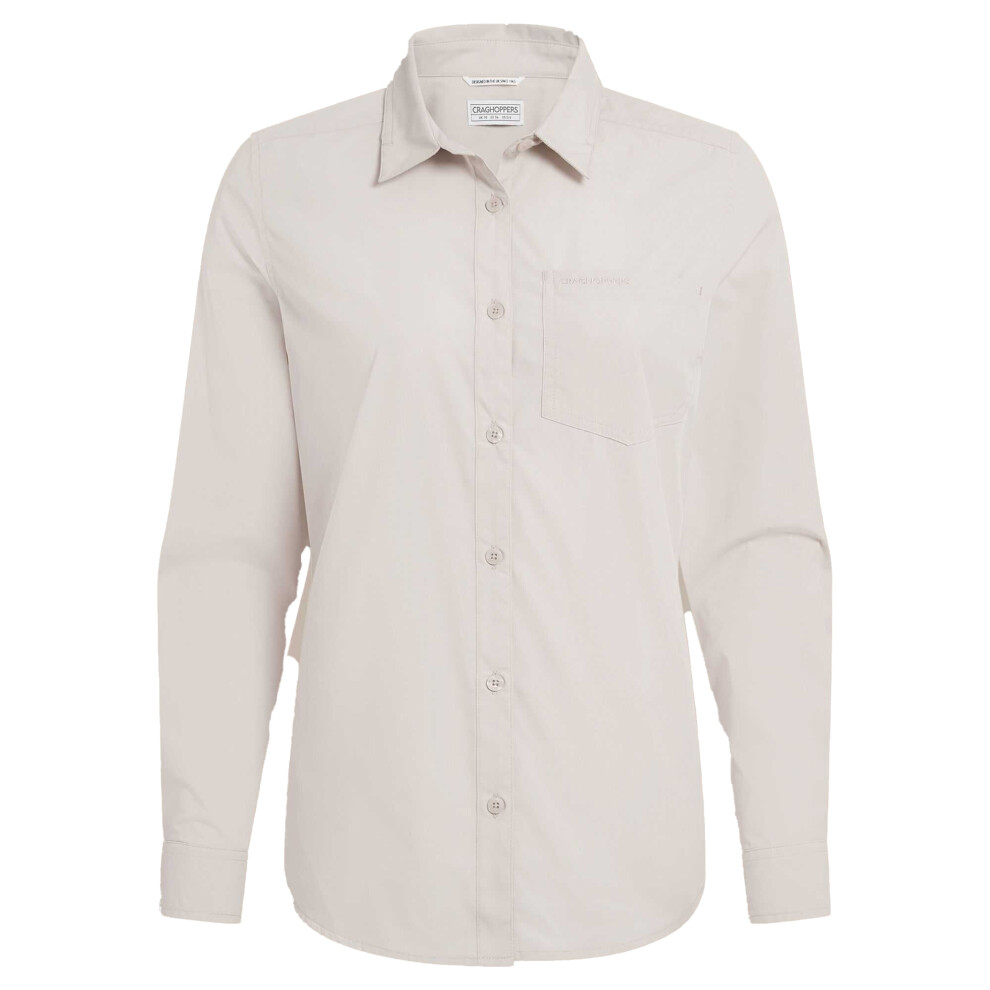 Craghoppers (18 Uk, Stone) Womens/Ladies Kiwi Iii Long-Sleeved Shirt