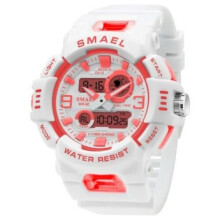 SMAEL Unisex Dual Time Candy Colour Sports Chronograph Calendar Alarm Stop Watch