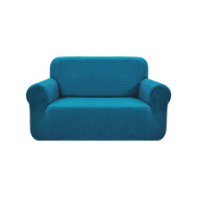 SAMSTEX Stylish Sofa Cover Stretch 1-Piece Sofa Slipcovers High Stretch Sofa Covers 2 Seater Thick Soft Loveseat Sofa Protector Machine Washable Non