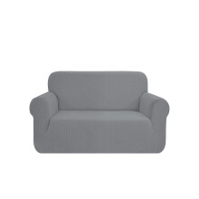 SAMSTEX Stylish Sofa Cover Stretch 1-Piece Sofa Slipcovers High Stretch Sofa Covers 2 Seater Thick Soft Loveseat Sofa Protector Machine Washable Non
