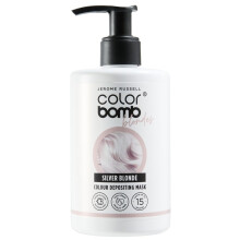 Jerome Russell SILVER BLONDE Colour Bomb | Colour Depositing Hair Mask | Colour Hair Mask | Nourishing