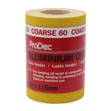 ProDec 5m Roll 115mm Wide Sandpaper Compatible with Machine Sanders