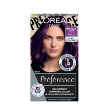 L'Oréal Paris Preference Vivids Permanent Hair Colour, 3.16 Magnetic Plum | Long-Lasting High-Intensity Permanent Colour For Up To 8 Weeks