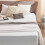 Bedsure Small Double Fitted Sheet - 40cm Pocket, White, 122x190cm 5