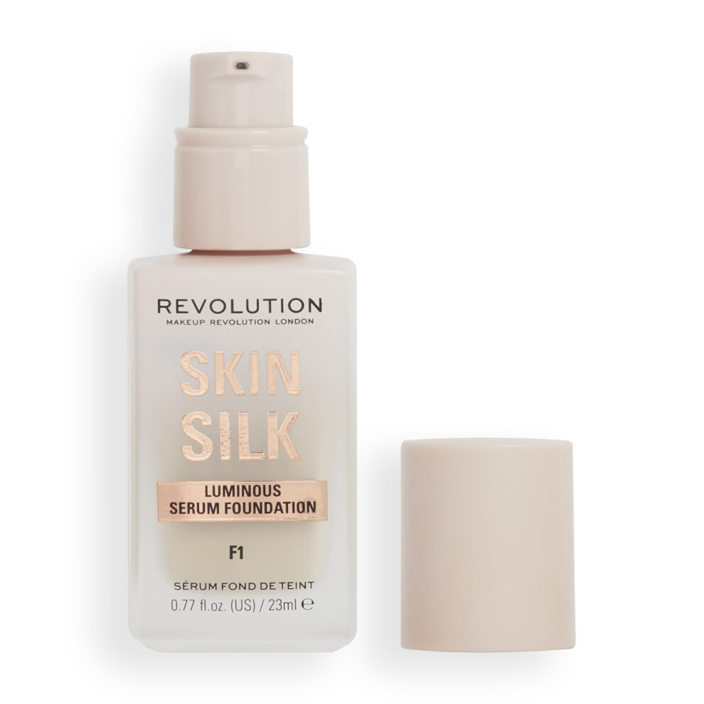 Revolution Skin Silk Serum Foundation Light Illuminating Foundation Shade F1 23 Ml - Image 6