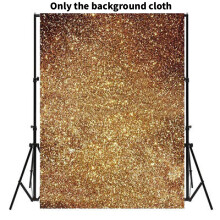 (90x150cm)Golden Glitter Studio Photography Backdrop Prop Tools For Wedding Christmas