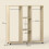 Homcom HOMCOM Mobile Double Open Wardrobe w/ Clothes Hanging Rail Colthing Natural 4
