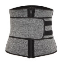 (Gray One Velcro,L)Cinto de sauna feminino de neoprene modelador de corpo suor controle de barriga mais fino