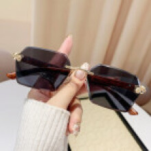 (Black Gray)Minimalist Polygon Sunglasses With Tinted Lenses And Uv Protection For Use Daily