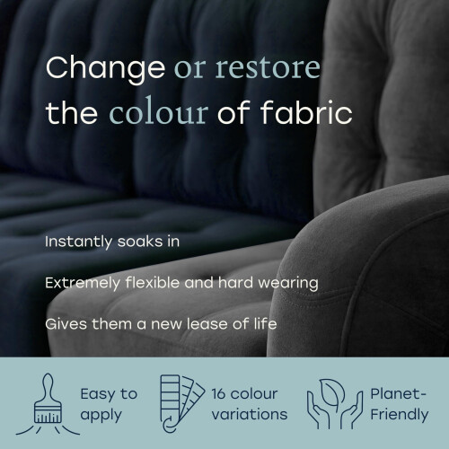 Fabricoat Fabric Paint, 250ml, Restore/Change Colour, Direct Application. 2