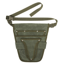 (Green)Worksite Tool Waist Bag With Wearresistant Canvas For Electrician Use Hardware