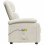 VidaXL vidaXL Massagesessel Elektrisch Creme Samt 5