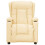 VidaXL vidaXL Massagesessel Elektrisch Creme Kunstleder 3