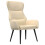 VidaXL vidaXL Relaxsessel mit Hocker Creme Stoff 3