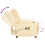 VidaXL vidaXL Massagesessel Elektrisch Creme Kunstleder 7