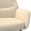 VidaXL vidaXL Relaxsessel mit Hocker Creme Stoff 7