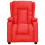 VidaXL vidaXL Massagesessel Elektrisch Rot Kunstleder 3