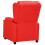 VidaXL vidaXL Massagesessel Elektrisch Rot Kunstleder 4