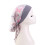 Satin Printed Tie Chemo Cap - Comfortable Headwear 4