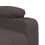 VidaXL vidaXL Massagesessel Elektrisch Dunkelbraun Stoff 9