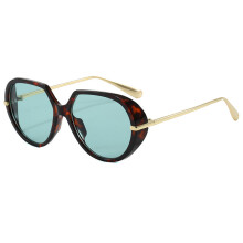 (Green)Occhiali da sole vintage alla moda con lenti pc resistenti agli urti per feste spettacoli teatrali