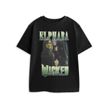 (5-6 Years) Wicked Short Sleeved T-Shirt (Girls Black)