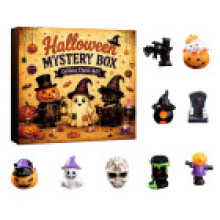 (Style 9)Halloween Resin Skeleton Ghost Pumpkin Figures Collection For Parties And Exchanges Gift
