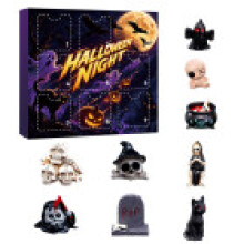 (Style 3)Halloween Resin Skeleton Ghost Pumpkin Figures Collection For Parties And Exchanges Gift