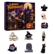 (Style 4)Halloween Resin Skeleton Ghost Pumpkin Figures Collection For Parties And Exchanges Gift