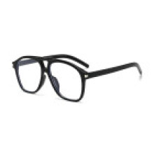 (Black Transparent)Moderne Brille mit Vollrahmenstruktur und UV-Schild für modischen Outdoor-Stil