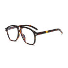 (Tortoise Transparent)Moderne Brille mit Vollrahmenstruktur und UV-Schild für modischen Outdoor-Stil