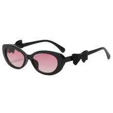 (Black Pink)Óculos de sol olho de gato de alta moda com Uv400 para viagem e eventos sociais presente