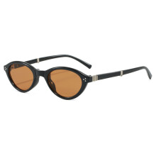 (Black Brown)Óculos de sol versátil olho de gato com Uv400 para esportes ao ar livre e passeios casuais