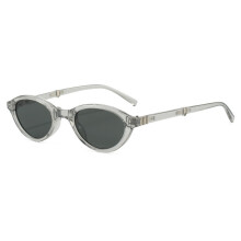 (Light Gray)Óculos de sol versátil olho de gato com Uv400 para esportes ao ar livre e passeios casuais