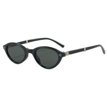 (Black)Óculos de sol versátil olho de gato com Uv400 para esportes ao ar livre e passeios casuais