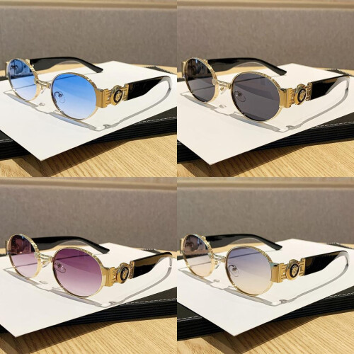 (Orange)Óculos de sol geométricos com lentes de PC para dirigir e passeios da moda de verão 1