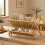 Homcom HOMCOM 2-Tier Kitchen Storage Unit with Slatted Draining Shelves, Natural 8