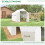 Polyethylene Walk-in Polytunnel Greenhouse, 2 x 3(m), White 8