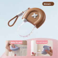 (Brown) Hook Small Magnetic 3d Body Tape Measure For Waist And Circumference Measurement Limb