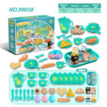 (Green Case) Pretend Engaging Play Kitchen Set With Colorful Utensils And Food Items For Child Development