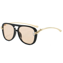 (Black Champagne)Elegantes gafas de sol con protección Uv400 para entusiastas del regalo de viajes de moda