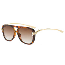 (Brown)Elegantes gafas de sol con protección Uv400 para entusiastas del regalo de viajes de moda