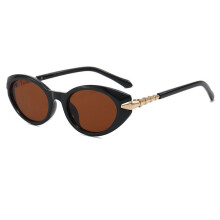 (Black Brown)Gafas de sol ojo de gato con protección Uv400 para mujer de moda regalo al aire libre