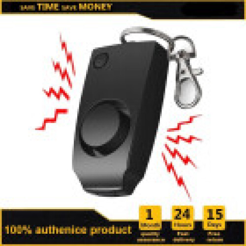 (Black) Womens Defense Self Alarm 120db Portable Antitheft Device Suitable Ages For All