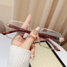 (Transparent)Minimalist Polygon Sunglasses With Tinted Lenses And Uv Protection For Daily Use