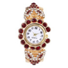 (Red) Glitter Trendy Claw Band Womens Watch Quartz Fashion Accessory
