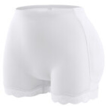(White, 4XL) Waist Shaping High Panties With Belly Flattening And Hip Shaping Fit Relaxed For